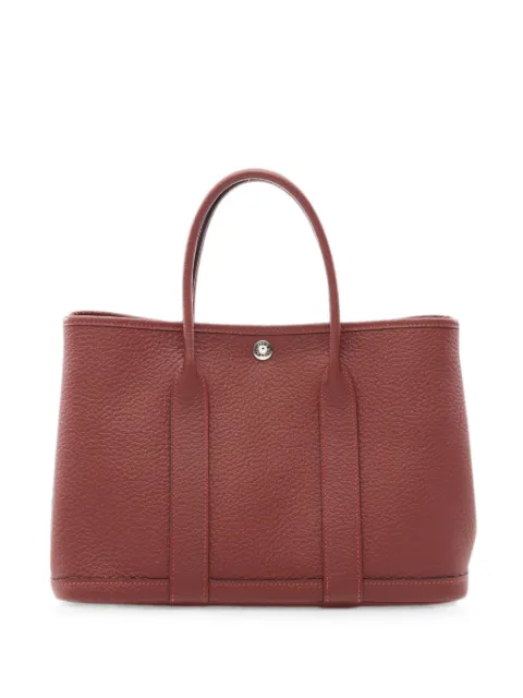 Hermès Pre-Owned 2020 Garden Party TPM Negonda tote bag Red 1094583Y
