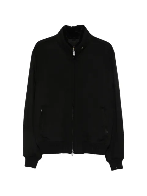 Enrico Mandelli high-neck zip-up jacket Black 2T704A4816158