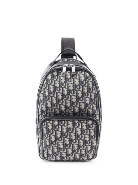 Christian Dior Pre-Owned 2010s Oblique Rider sling bag Neutrals 1094382