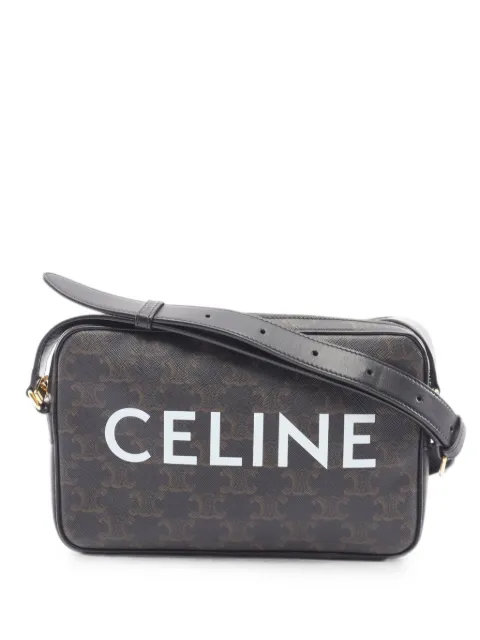 Celine Pre-Owned 2010s Triomphe shoulder bag Black 1096432