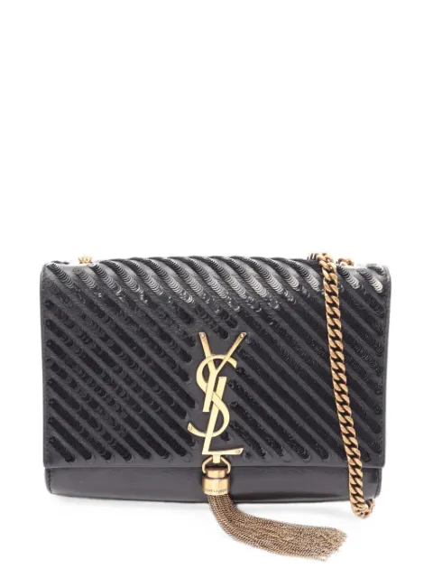 Saint Laurent Pre-Owned 2010s Kate tassel mini shoulder bag Black 1096075