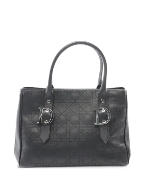 Christian Dior Pre-Owned 2010s Cannage shoulder bag Black 1095467