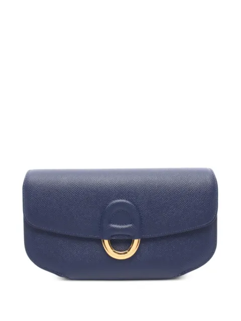 Hermès Pre-Owned 2016 Cherche Midi Epsom clutch bag Blue 1096132X