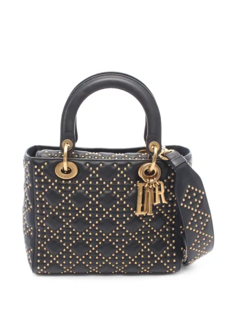 Christian Dior Pre-Owned 2010s Lady Dior tote bag Black 1096123