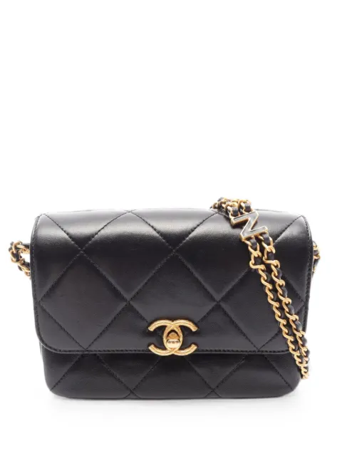 CHANEL Pre-Owned small Flap shoulder bag Black 1096091EPUXLLJA