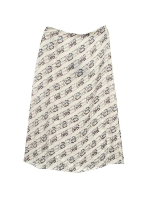 Fendi Pre-Owned 2020s silk skirt White 1091970