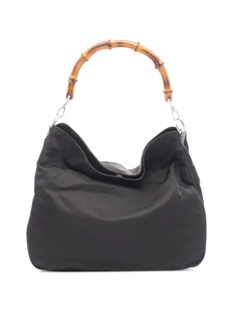 Gucci Pre-Owned 2000s Bamboo tote bag Black 1092872