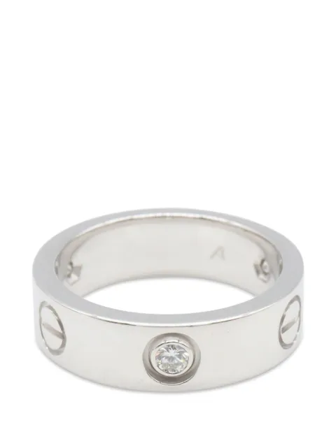 Cartier 2010s Love diamond ring Silver 1095654J19250
