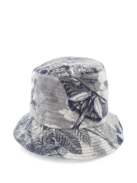 Christian Dior Pre-Owned 2010s Toile de Jouy bucket hat Neutrals 1093355