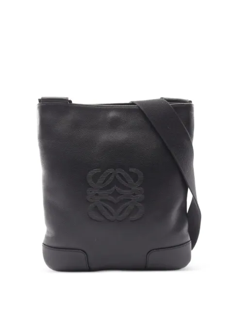 Loewe Pre-Owned 2010s Anagram shoulder bag Black 1095010
