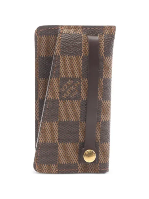 Louis Vuitton Pre-Owned 2003 PM Damier Ebene Clochette key case Brown 1096755VI0053
