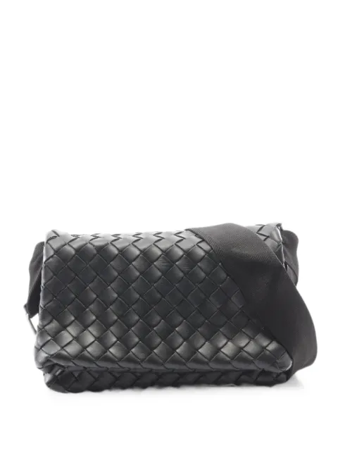 Bottega Veneta Pre-Owned 2010s Intrecciato shoulder bag Black 1095070