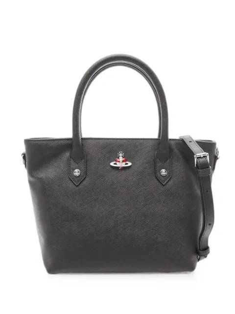 Vivienne Westwood Pre-Owned 2020s Orb top-handle handbag Black 1095746