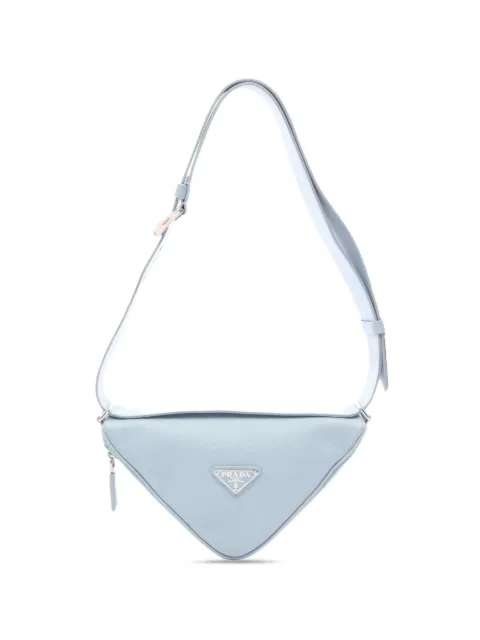 Prada Pre-Owned 2000s Saffiano Cuir shoulder bag Blue 1095072