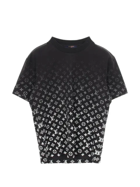 Louis Vuitton Pre-Owned 2010s Monogram Gradient T-shirt Black 1086965