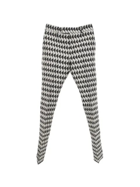 Louis Vuitton Pre-Owned 2020s NBA logo trousers White 1093360