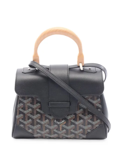 Goyard Pre-Owned 2010s mini Saigon satchel bag Black 1095017