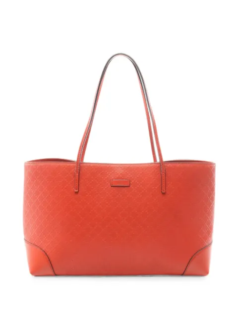 Gucci Pre-Owned 2000s Diamantha Lux tote bag Orange 1094917