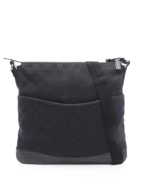 Gucci Pre-Owned GG canvas shoulder bag Black 1095082