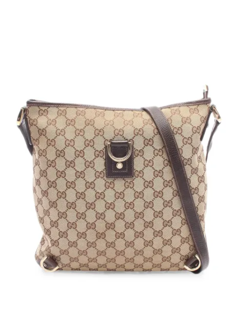 Gucci Pre-Owned 2000s Abby GG canvas shoulder bag Neutrals 1095436