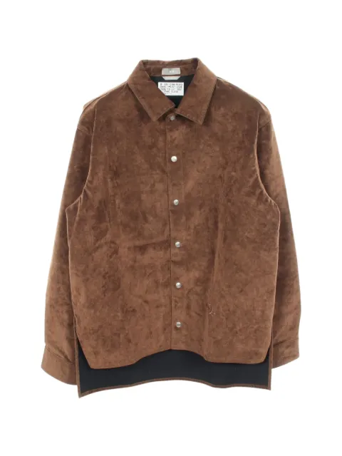 Christian Dior Pre-Owned 2010s x Travis Scott Cactus Jack embroidered shirt jacket Brown 1082679
