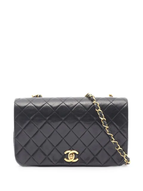 CHANEL Pre-Owned 1989-1991 Matelassé shoulder bag Black 10963421457346