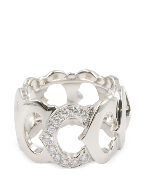 Cartier 2010s C de Cartier diamond ring Silver 1095668834674