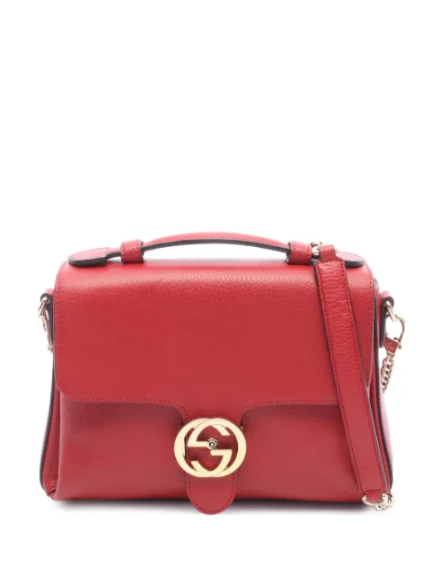 Gucci Pre-Owned 2010s Interlocking G handbag Red 1095106