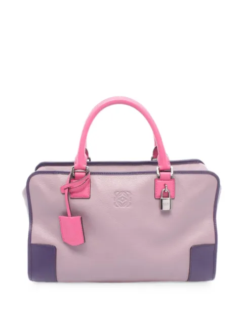 Loewe Pre-Owned 2000s Amazona36 calf leather tote bag Neutrals 1097136