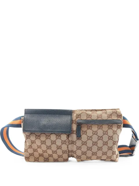 Gucci Pre-Owned 2000s GG canvas belt bag Neutrals 1094954