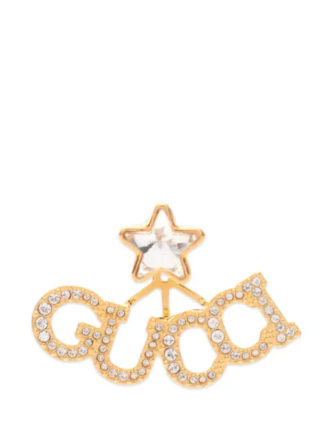 Gucci Pre-Owned 2010s logo star earrings Gold 1093919