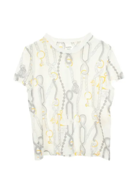 Hermès Pre-Owned 2000s Parfroy Remix T-shirt White 1076753