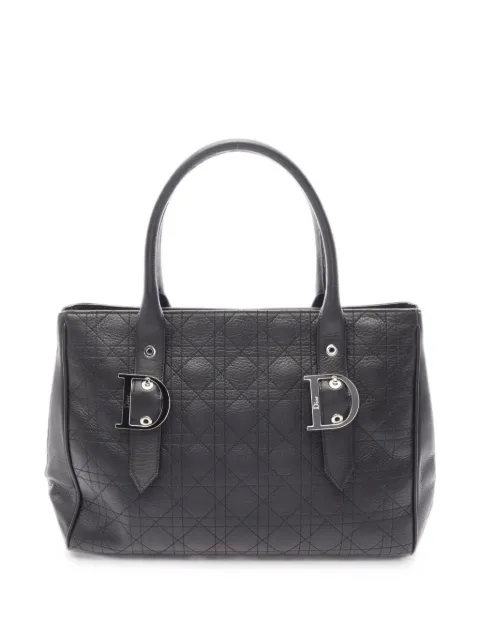 Christian Dior Pre-Owned 2000s Cannage tote bag Black 1095488