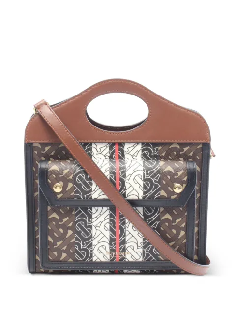 Burberry Pre-Owned 2010s mini Pocket monogram handbag Brown 1091334