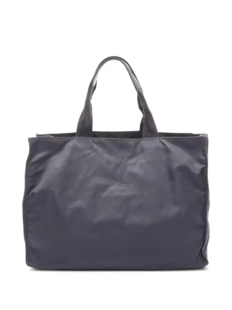 Prada Pre-Owned 2000s Saffiano leather tote bag Blue 1094998