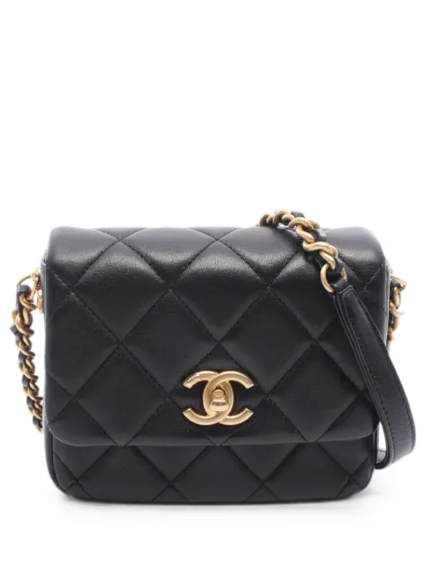 CHANEL Pre-Owned Matelassé chain shoulder bag Black 1096097HNG722L6