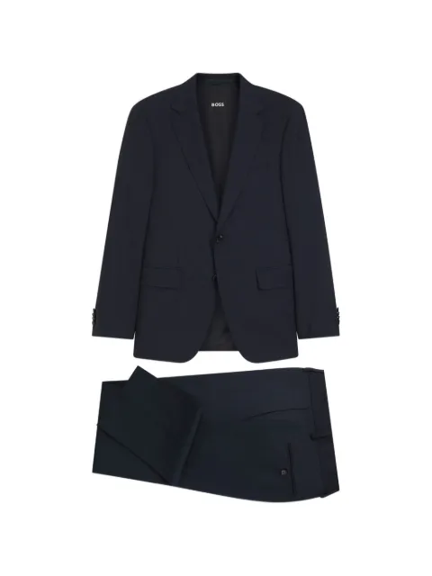 BOSS two-piece slim-fit suit in virgin wool Blue 50569798