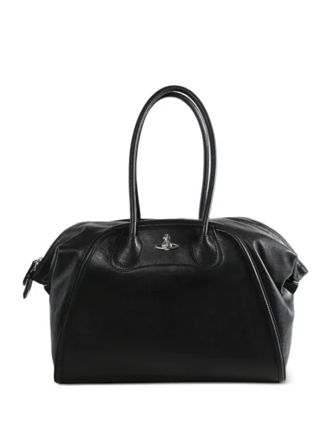 Vivienne Westwood Orb-plaque shoulder bag Black 4701000FWL00BX