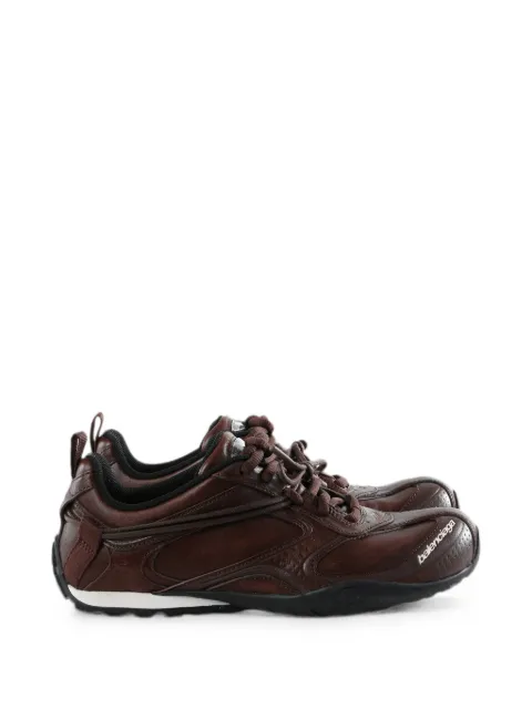 Balenciaga Radar leather sneakers Brown 865704WSTVL