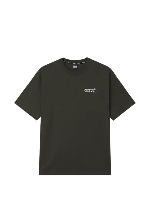 FINGERCROXX logo-print cotton T-shirt Grey FFXTEM01545X