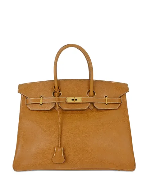 Hermès Pre-Owned 1995 35 Birkin Ardennes tote bag Brown 188779
