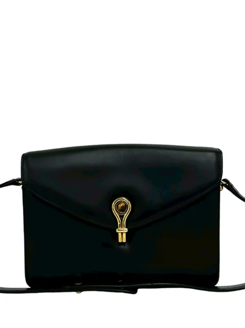 Gucci Pre-Owned 1970-1980 Calfskin crossbody bag Black PVGSKOBREG60AZI4