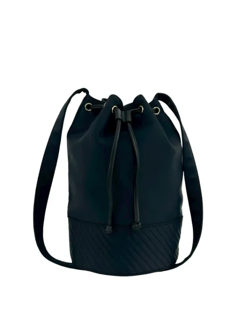 Saint Laurent Pre-Owned 20th Century Nylon bucket bag Blue 81GS36I8BZZO20VK