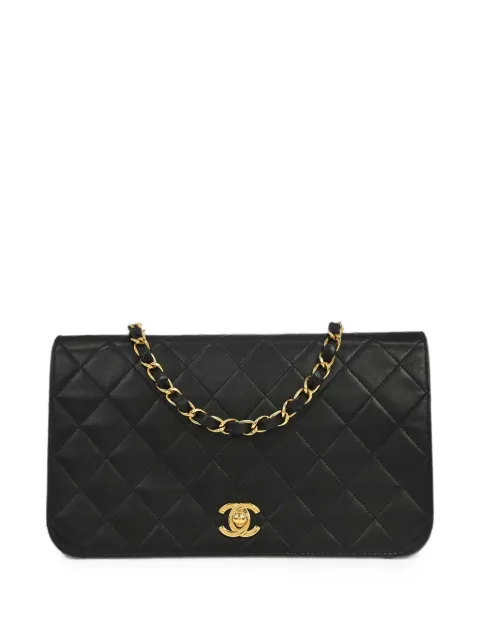 CHANEL Pre-Owned 2003-2004 turn-lock flap shoulder bag Black 197398