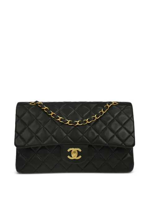 CHANEL Pre-Owned 1992 medium Classic Double Flap shoulder bag Black 197613