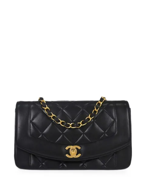 CHANEL Pre-Owned 1997 small Diana shoulder bag Black 197427