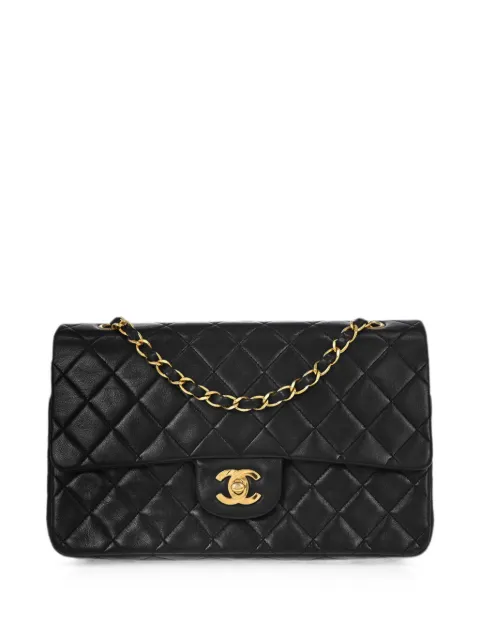 CHANEL Pre-Owned 1990 medium Classic Double Flap shoulder bag Black 178831