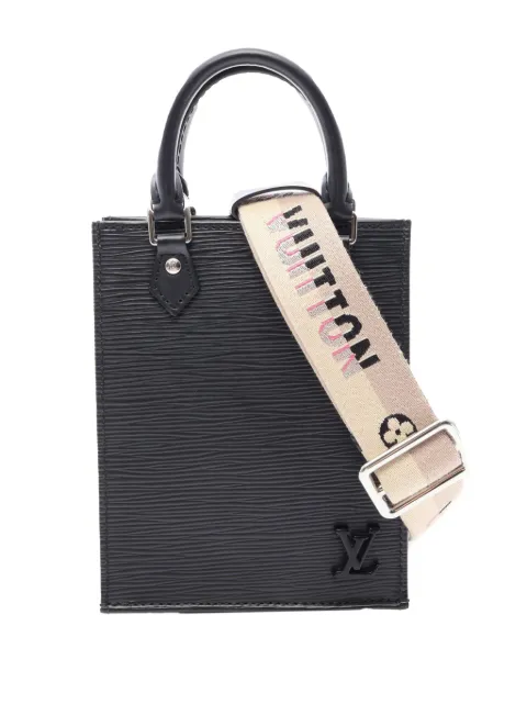 Louis Vuitton Pre-Owned 2021-2026 Epi Petit Sac Plat satchel Black JHI4KJVQ4B16UF8E