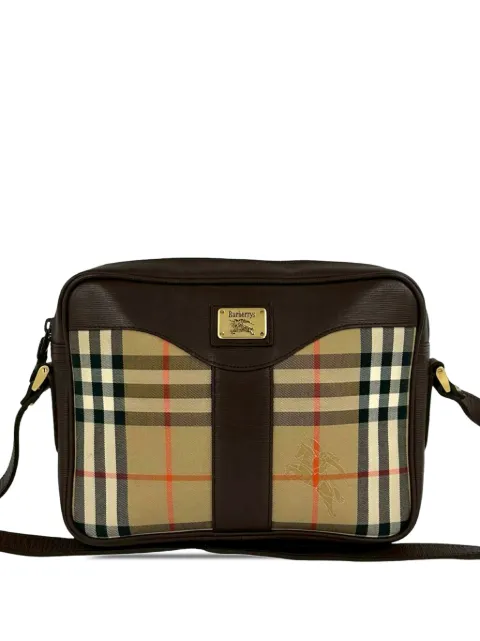Burberry Pre-Owned 20th Century Haymarket Check Canvas crossbody bag Neutrals QKXRHDYE20O4Z2QT