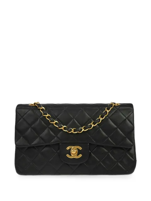 CHANEL Pre-Owned 1992 small Classic Double Flap shoulder bag Black 197522